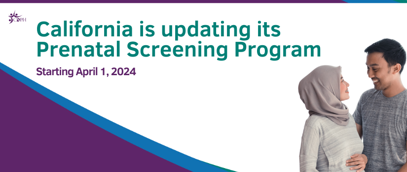 California is updating its Prenatal Screening Program
