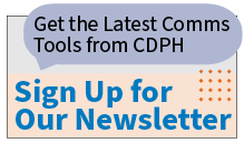 CDPH Communications newsletter