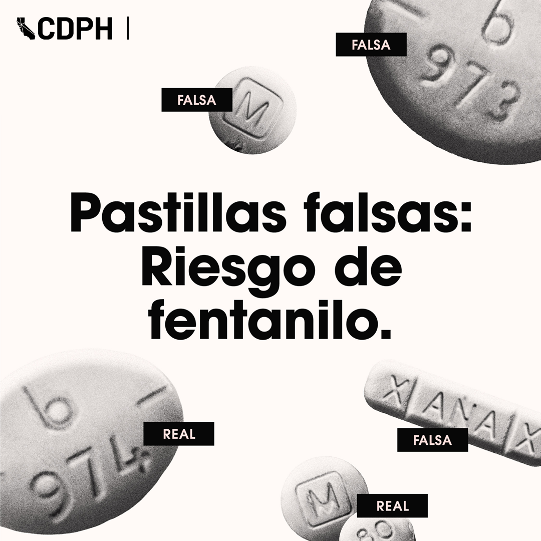 Pastillas falsas: Riesgo de fentanilo