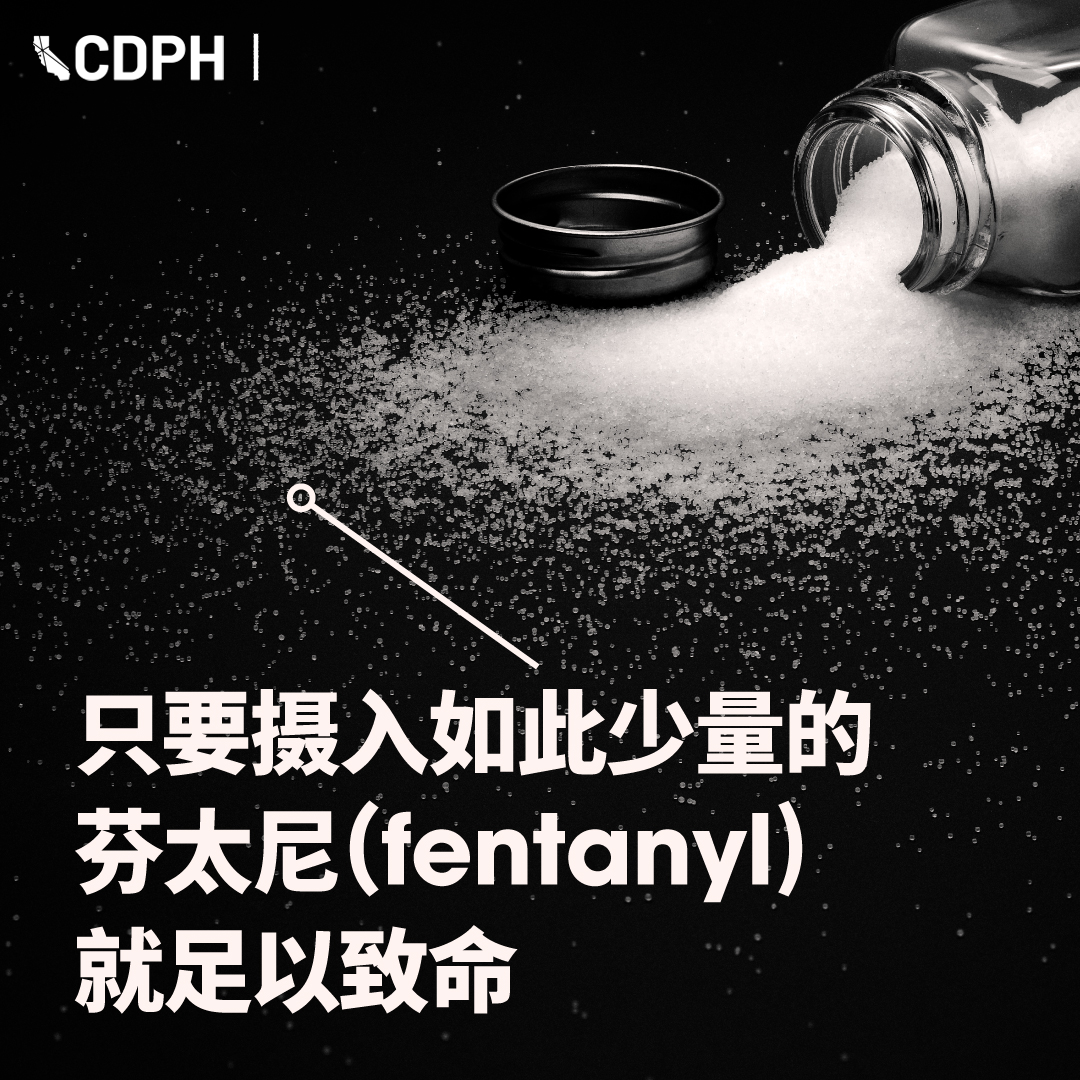 仅仅摄入如同几颗盐巴份量般那么一点点的芬太尼(fentanyl)，都可能致命