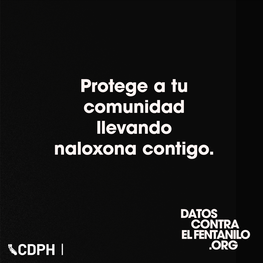 Protege a tu comunidad llevando naloxona contigo