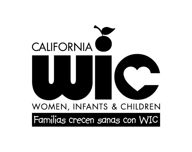 WIC logo with tagline, black, spanish