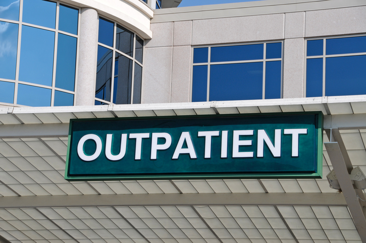 Outpatient facility sign