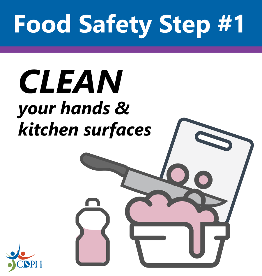 A clean kitchen is required for food safety