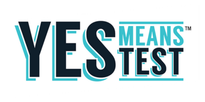 Yes means test logo