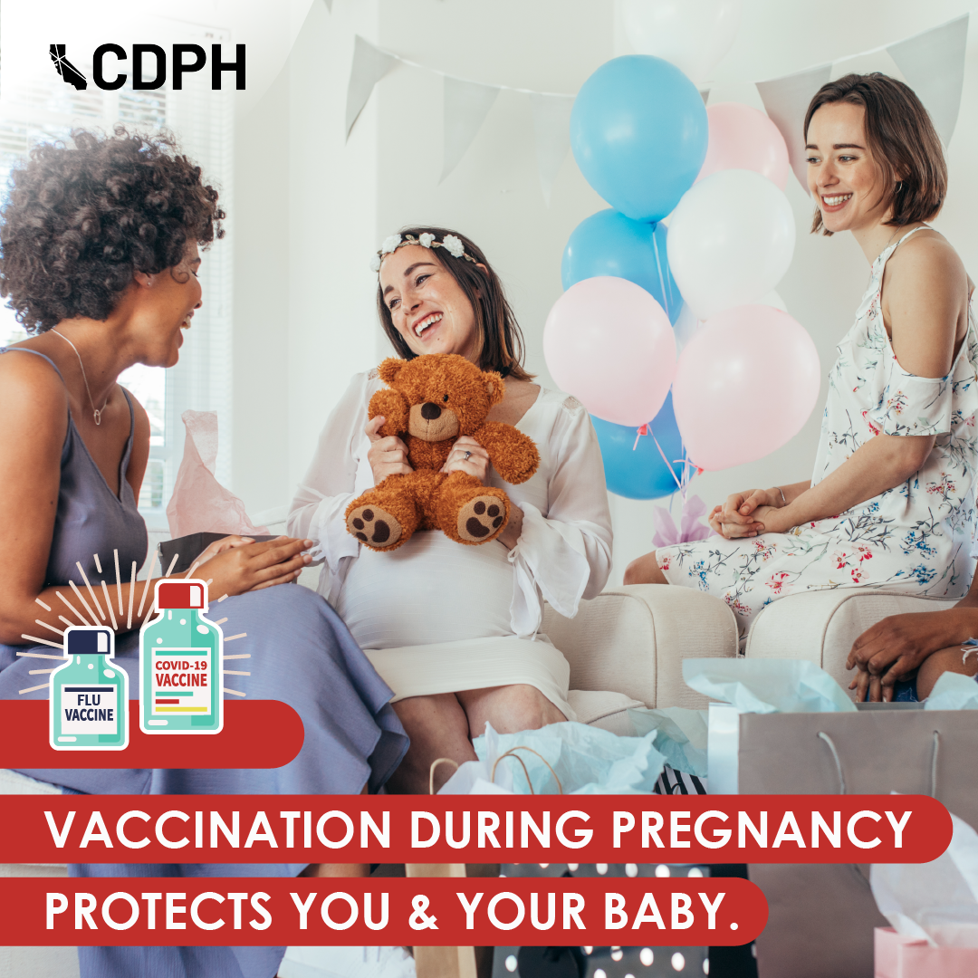 Vaccination during pregnancy protects you and your baby.