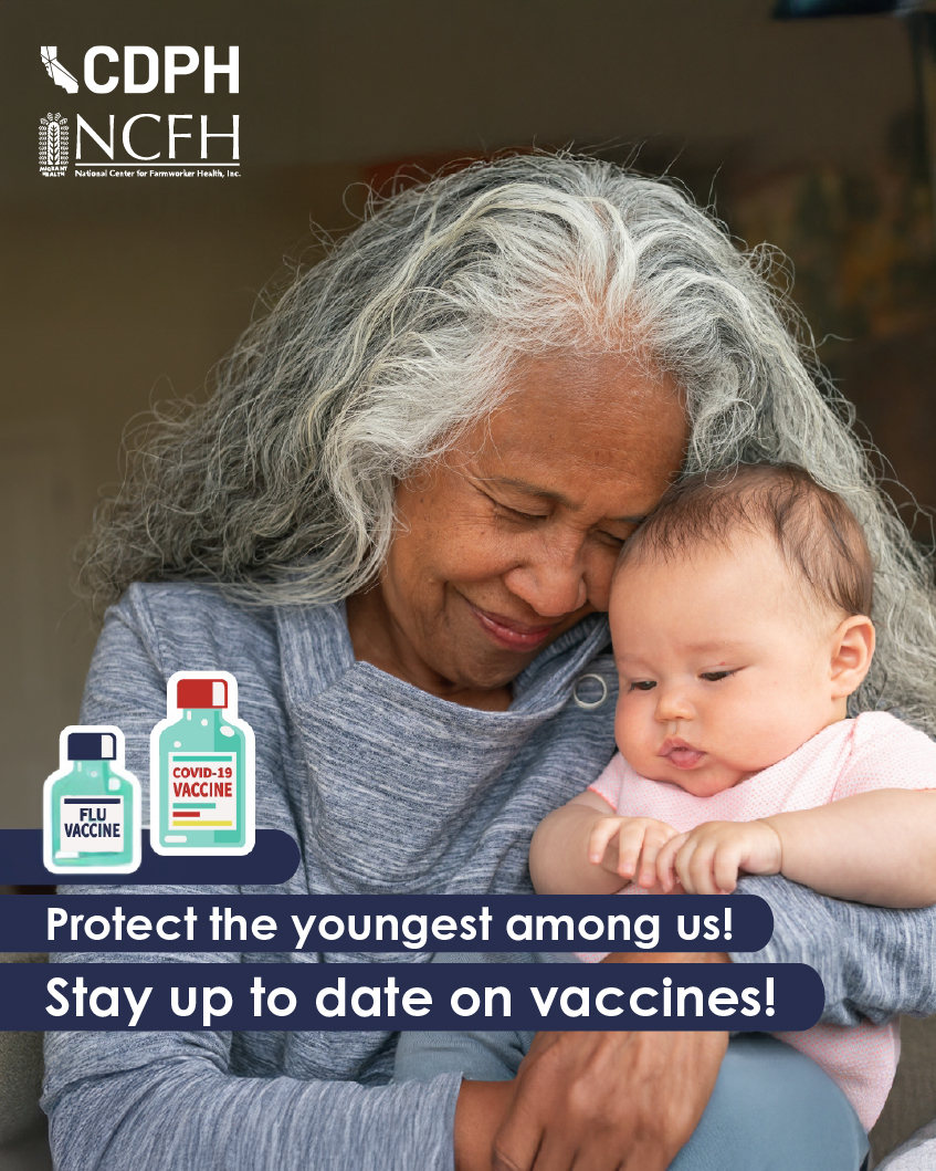 Protect the youngest among us! Stay up to date on vaccines! Protect the youngest among us! Stay up to date on vaccines!