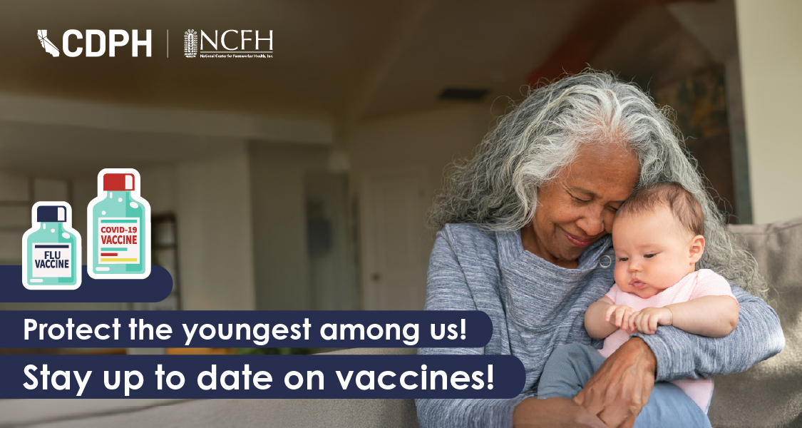 Protect the youngest among us! Stay up to date on vaccines! Protect the youngest among us! Stay up to date on vaccines!