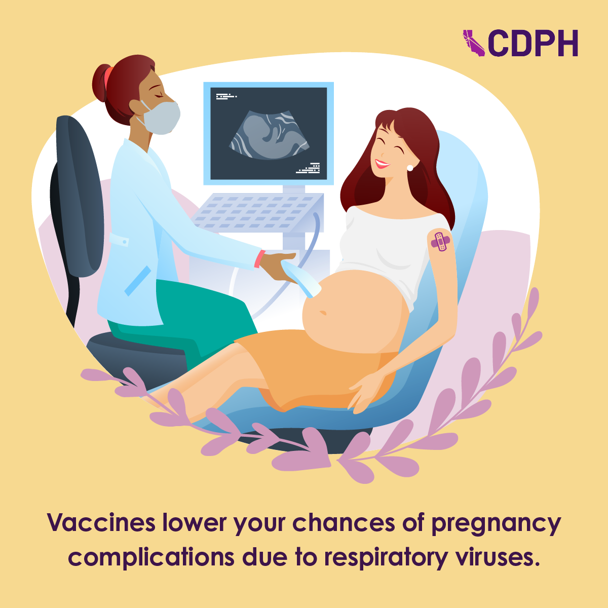 Vaccines lower your chances of pregnancy complications due to respiratory viruses