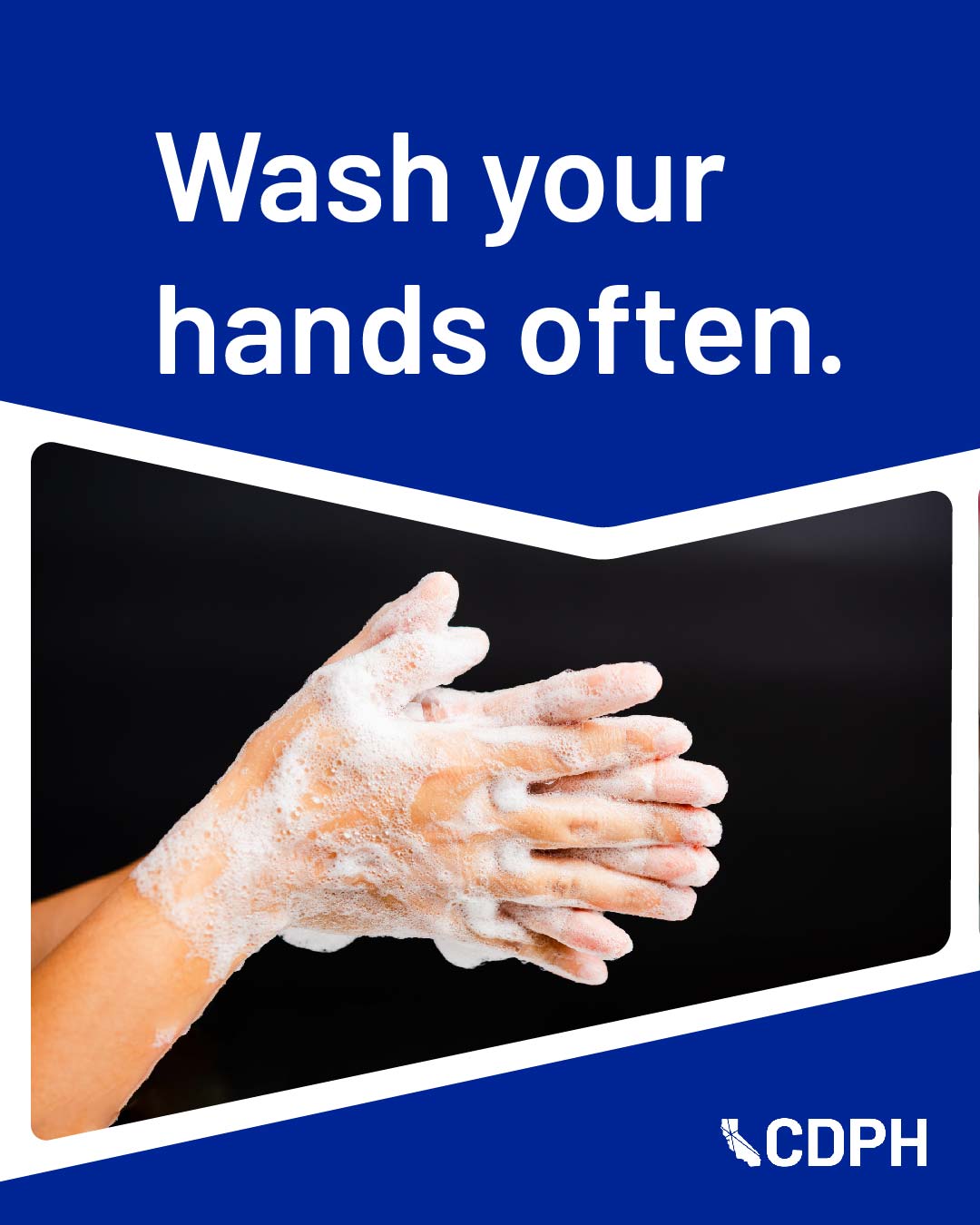 Wash your hands often. Wash your hands often.