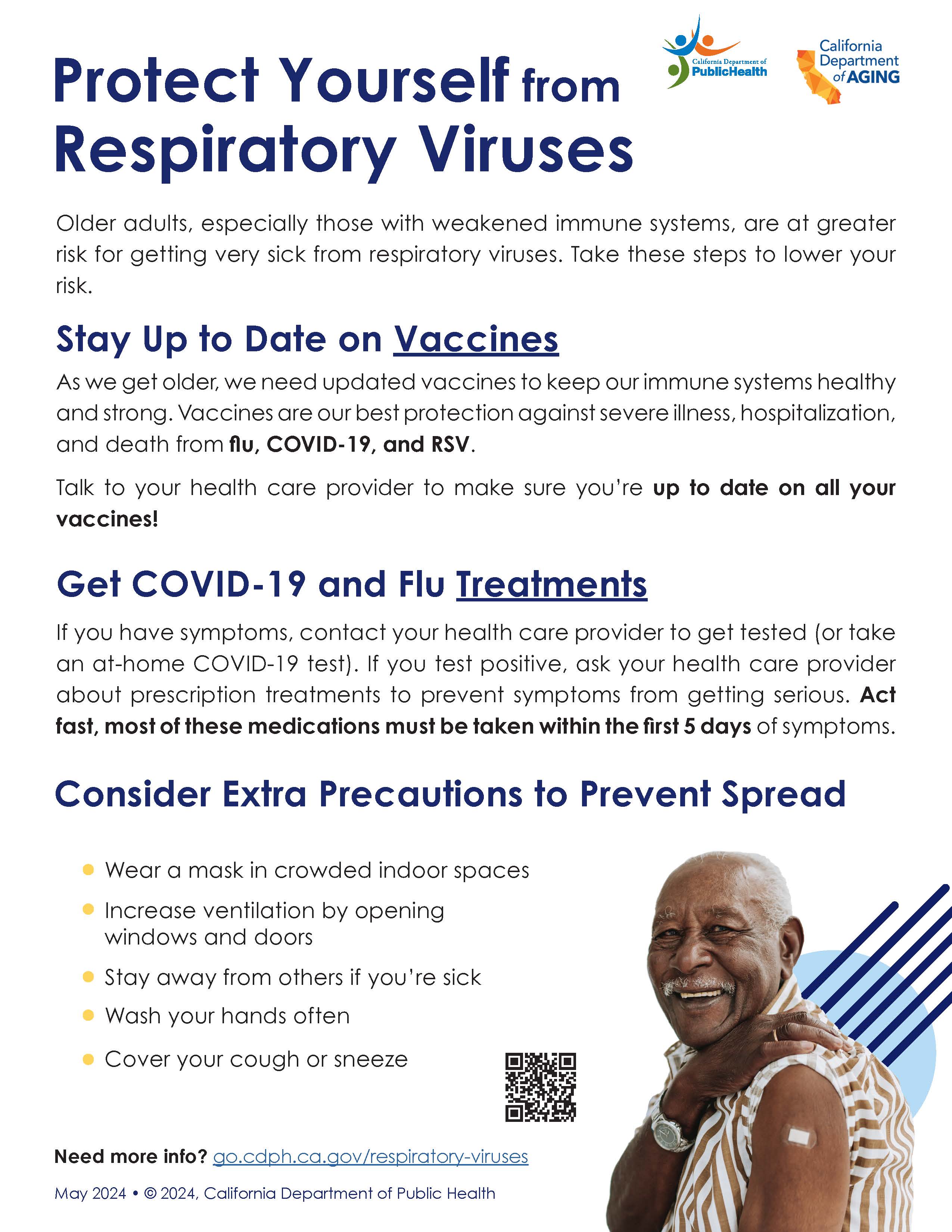 Protect Yourself from Respiratory Viruses fact sheet